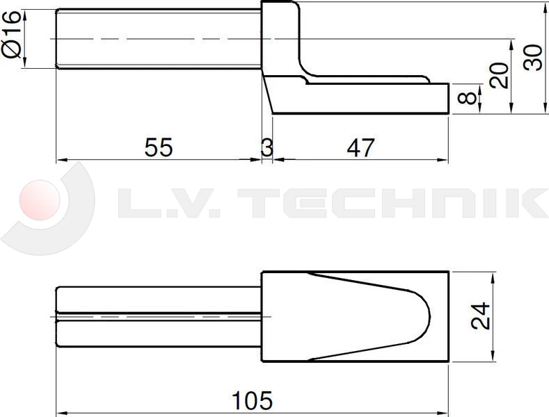 Hinge pin 655/656 IT