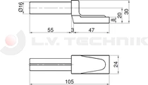 Hinge pin 655/656 IT