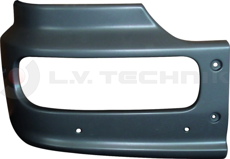 Corner bumper (grey) Mercedes Atego right