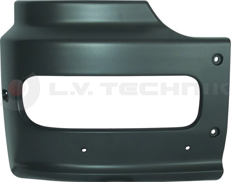 Corner bumper (grey) Mercedes Atego right