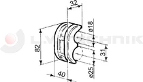 Tipper hinge hook