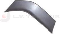 Lateral mudguard (grey) left