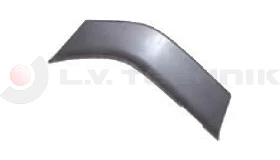 Lateral mudguard (grey) left