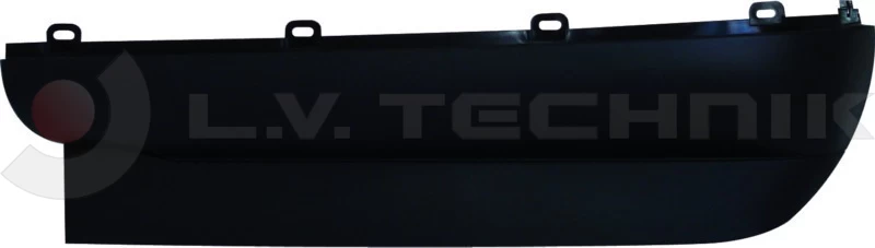 Corner spoiler (black) Iveco Stralis 2007 left