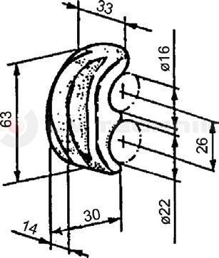 Tipper hinge hook