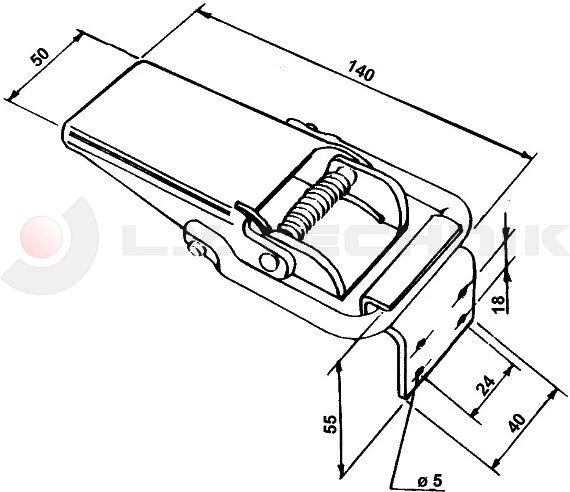 Lock 140x70
