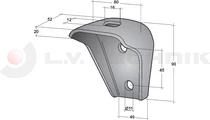 Body mounting bracket light