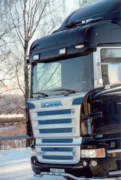 Sun visor acrylic part Scania Highline 4 lamps