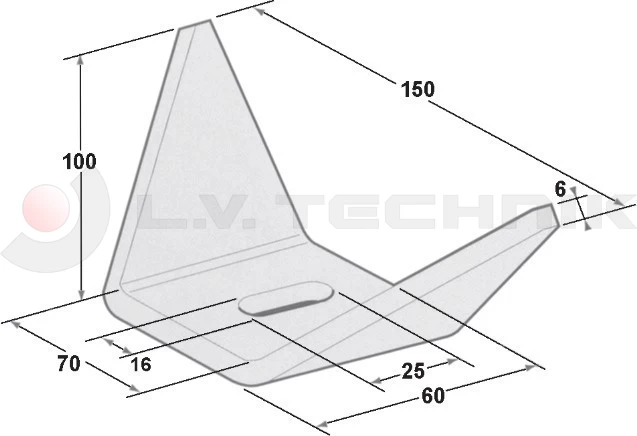 Body mounting bracket heavy weldable