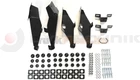 Sun visor bracket set Mercedes Actros MPIII high