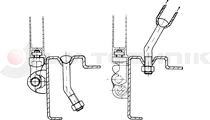 Lashing ring frame with plate 2000kg