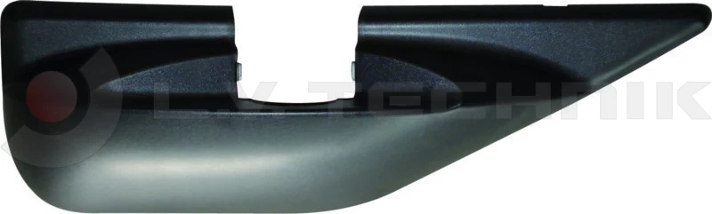 Mirror lower protection bracket (black) Renault left