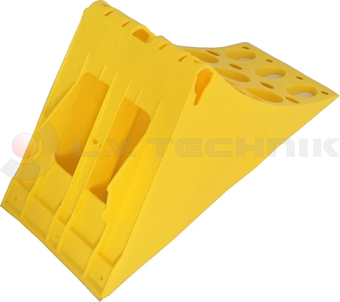 Homologated Yellow Plastic Chock New 390x160x200 