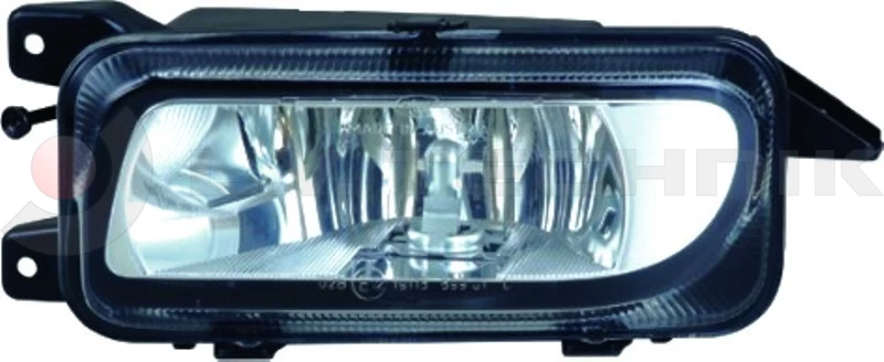 Mercedes Actros fog lamp with E-mark MPII left