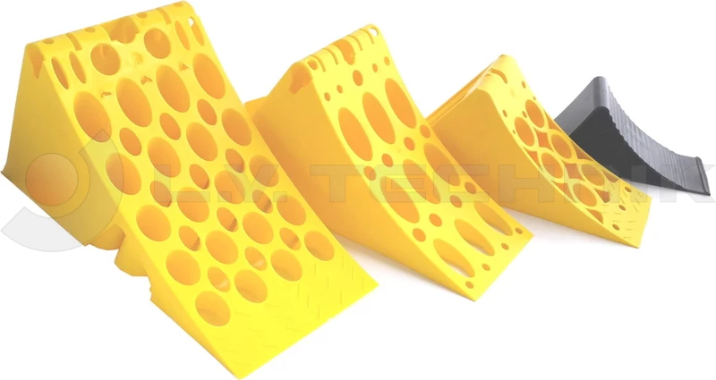 Homologated Yellow Plastic Chock 467x198x225 