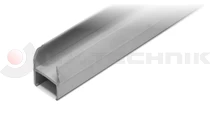 PVC rubber profile 30mm (grey) 3,2m