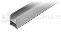 PVC rubber profile 40mm (grey) 2,7m