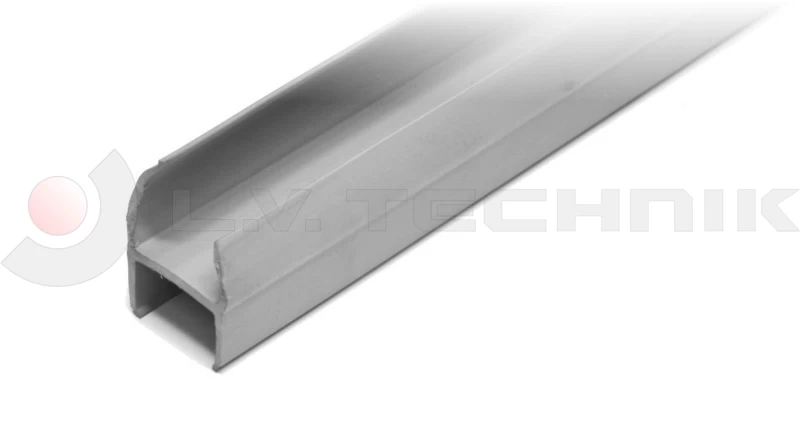 PVC rubber profile 25mm (grey) 3,2m