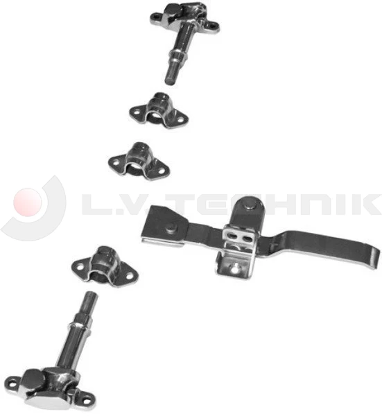 Zár ajtóhoz külső 22mm INOX (Rúdzár) jobb