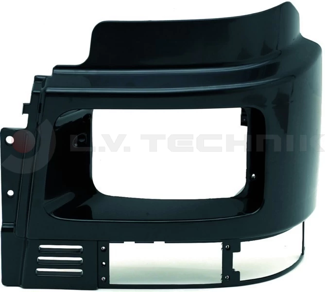 Headlight bezel (black) Volvo FH left