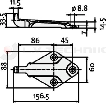 Lock pocket 6043