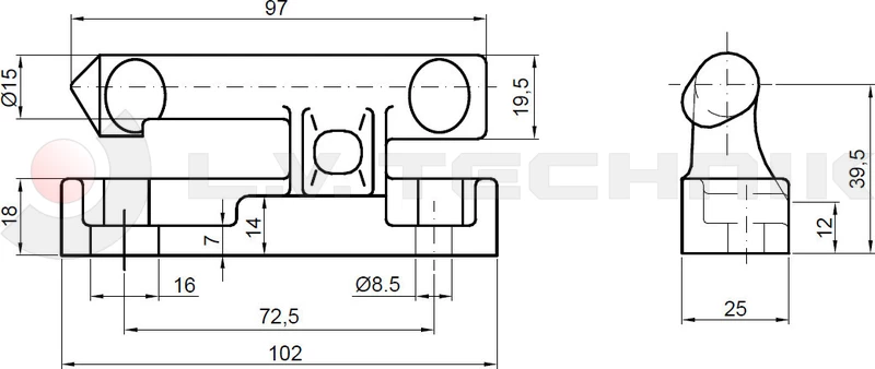 Hinge pin 654N
