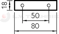 Hinge plate 657