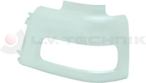 Headlight bezel (white) left