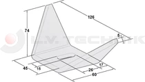 Body mounting bracket light weldable