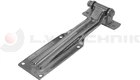 Rear door hinge inox