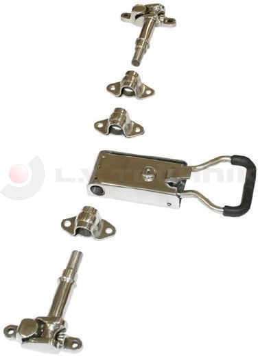 Lock for tube 22mm w handle inox