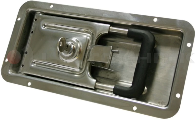 Recessed lock inox
