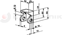 Tipper hinge support light