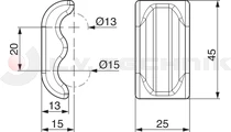 Tipper hinge hook light