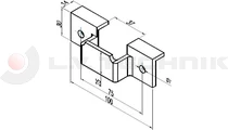 Lock pocket for 604 to screw