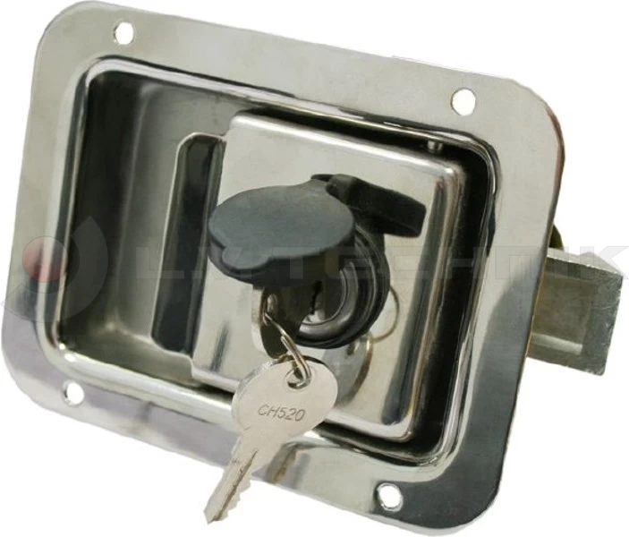 Recessed lock 92x119 inox
