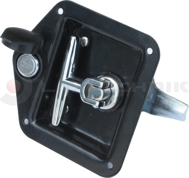 Recessed lock black