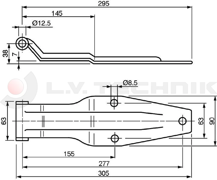 Leaf hinge light