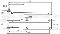 Leaf hinge heavy