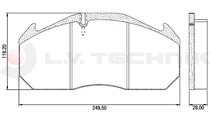 29030 PD/125-K12 Brake Pad FLE1931