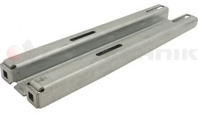 Bracket for mudguard/toolbox (Schmitz type)