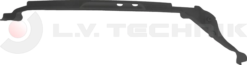 Front terminal spoiler (grey) MAN TGA-TGX 6x4 left