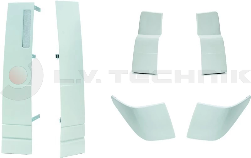 Rear fairing kit RH+LH
