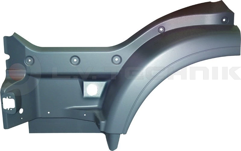 Footstep mudguard (grey) MAN left