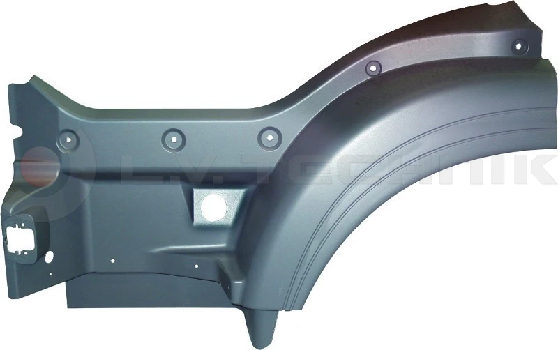 Footstep mudguard (grey) MAN left