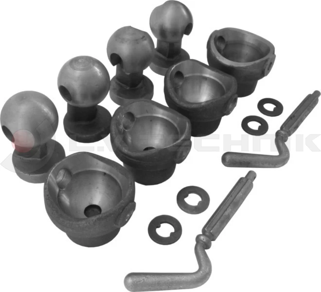 Tipping ball set 60mm vertical 2t