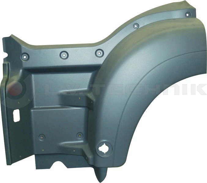 Footstep mudguard (grey) MAN TGA LX left