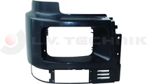 Headlight bezel (black) Volvo right