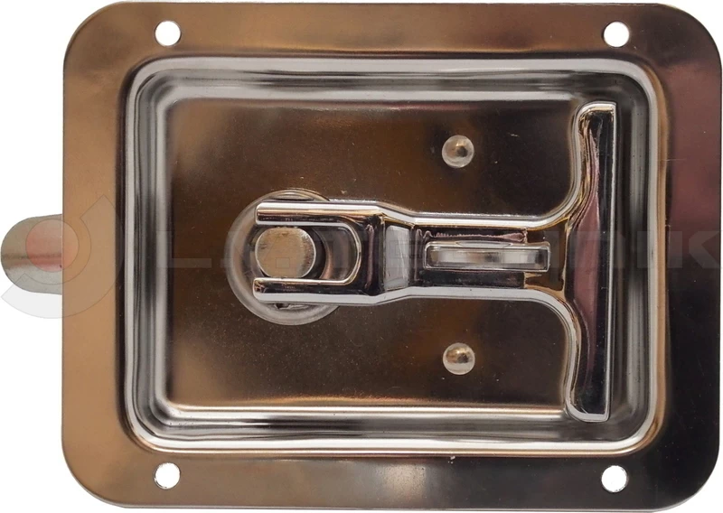 Recessed lock 108x140 inox