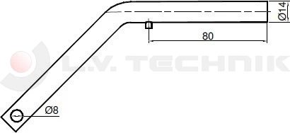 Tipping ball set 50mm horizontal 2t